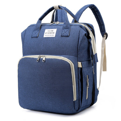 Baby Changing Backpack with Fold-Out Travel Bed & Insulated Pockets