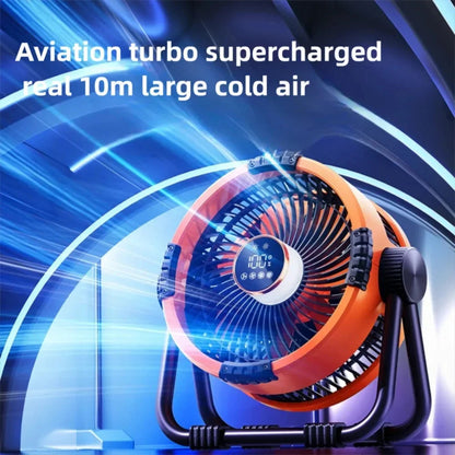 WyniDora 3-in-1 Portable Camping Fan with Night Light & Power Bank