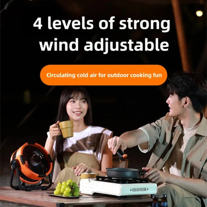 WyniDora 3-in-1 Portable Camping Fan with Night Light & Power Bank