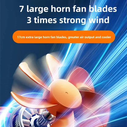WyniDora 3-in-1 Portable Camping Fan with Night Light & Power Bank