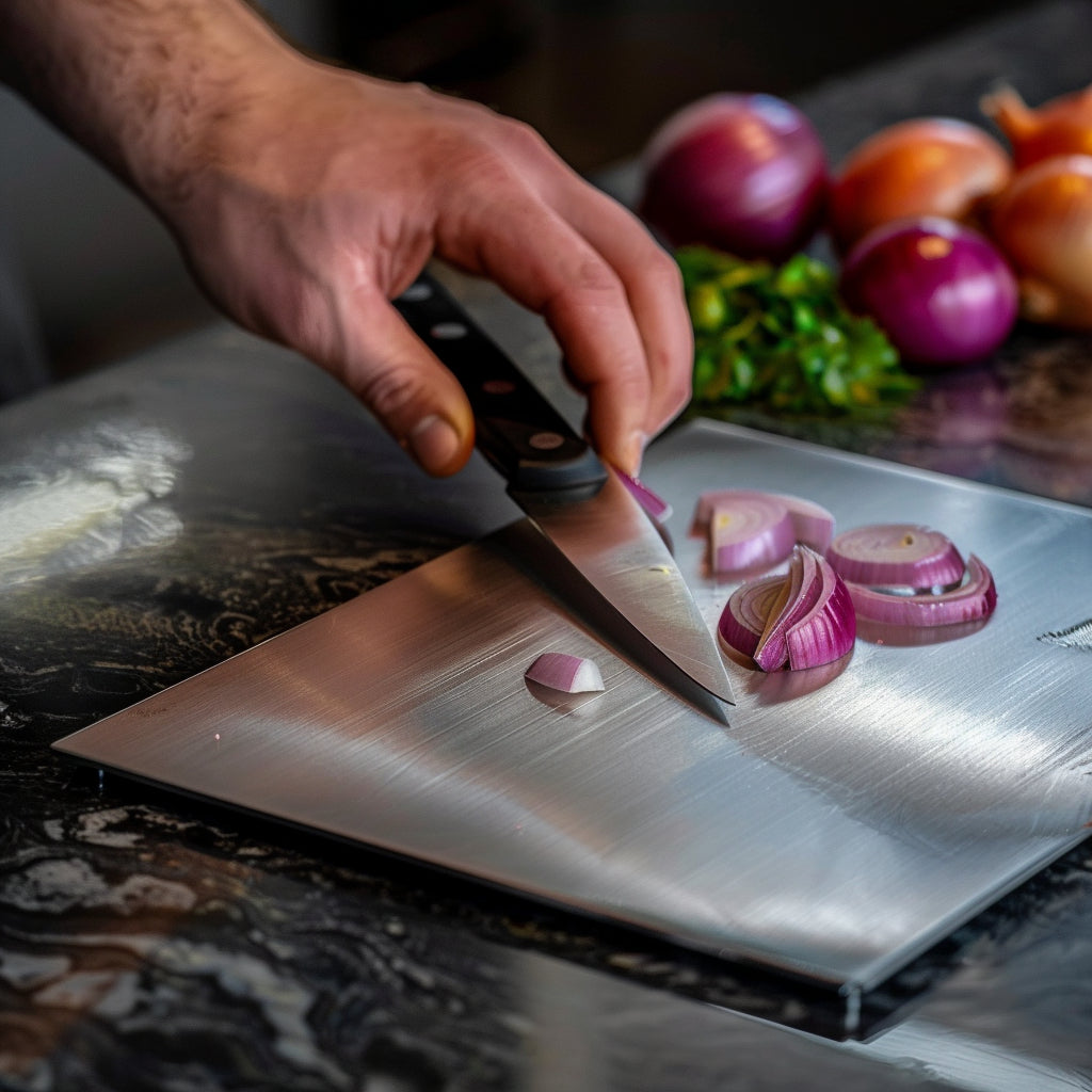 Antibacterial Steel Cutting Board – Hygienic & Durable